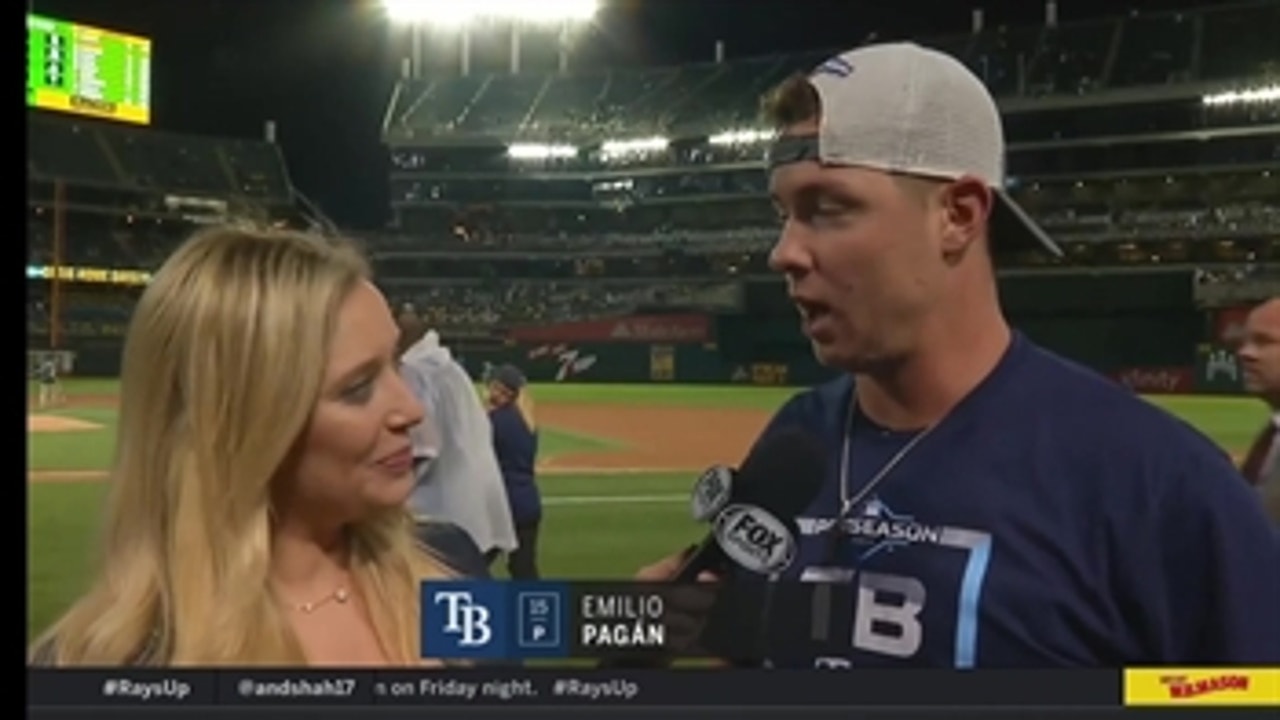 Emilio Pagan on recording final out of Wild Card victory