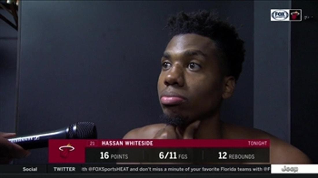 Hassan Whiteside says biggest challenge was keeping Hornets off free throw line