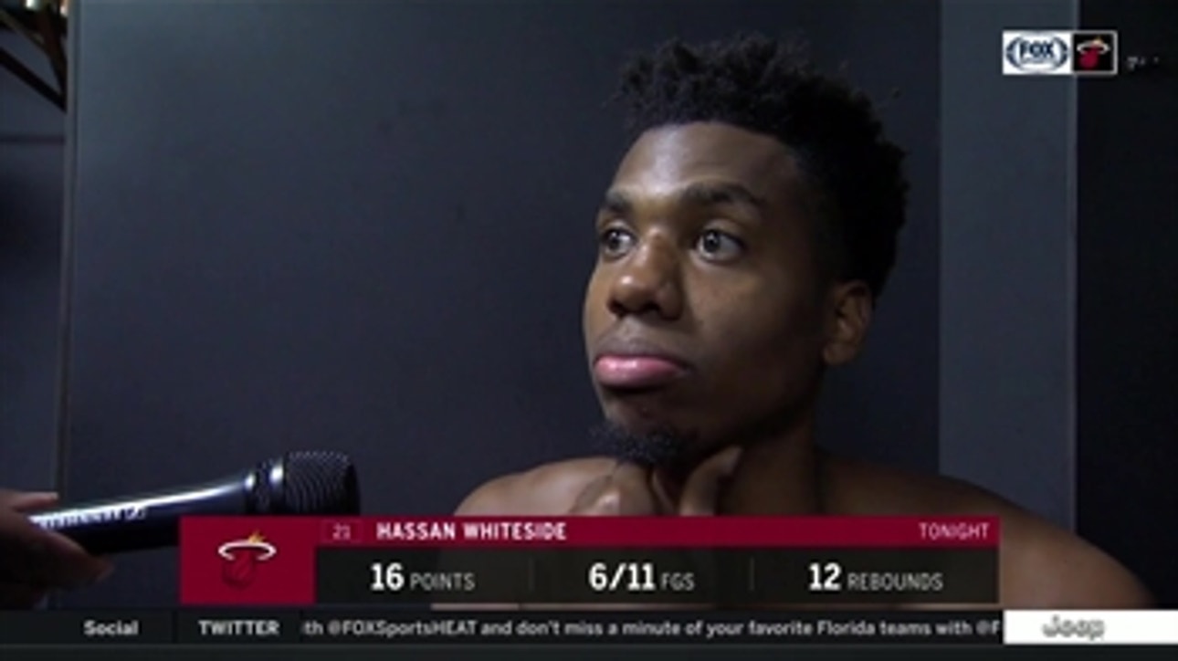 Hassan Whiteside says biggest challenge was keeping Hornets off free throw line