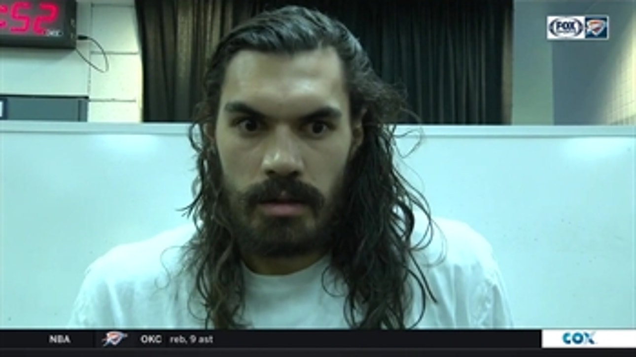 Steven Adams on OKC win over Milwaukee