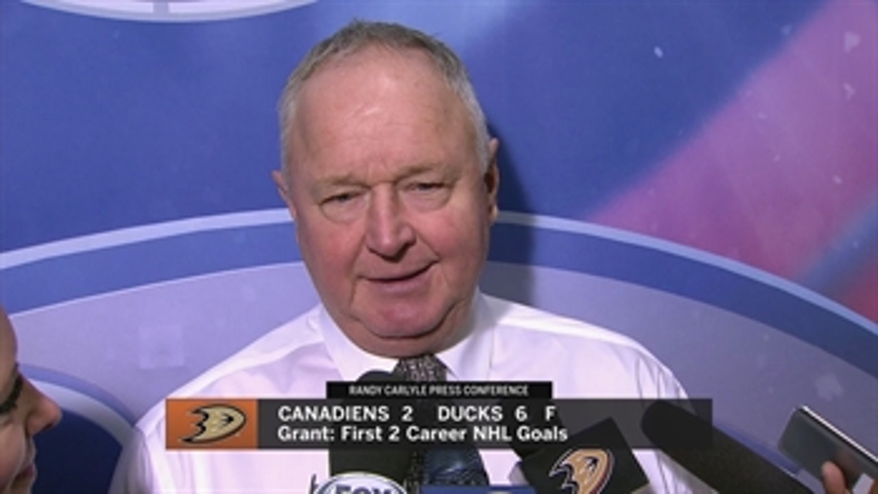 Ducks Live: Randy Carlyle 'That's the best start we've had this year'