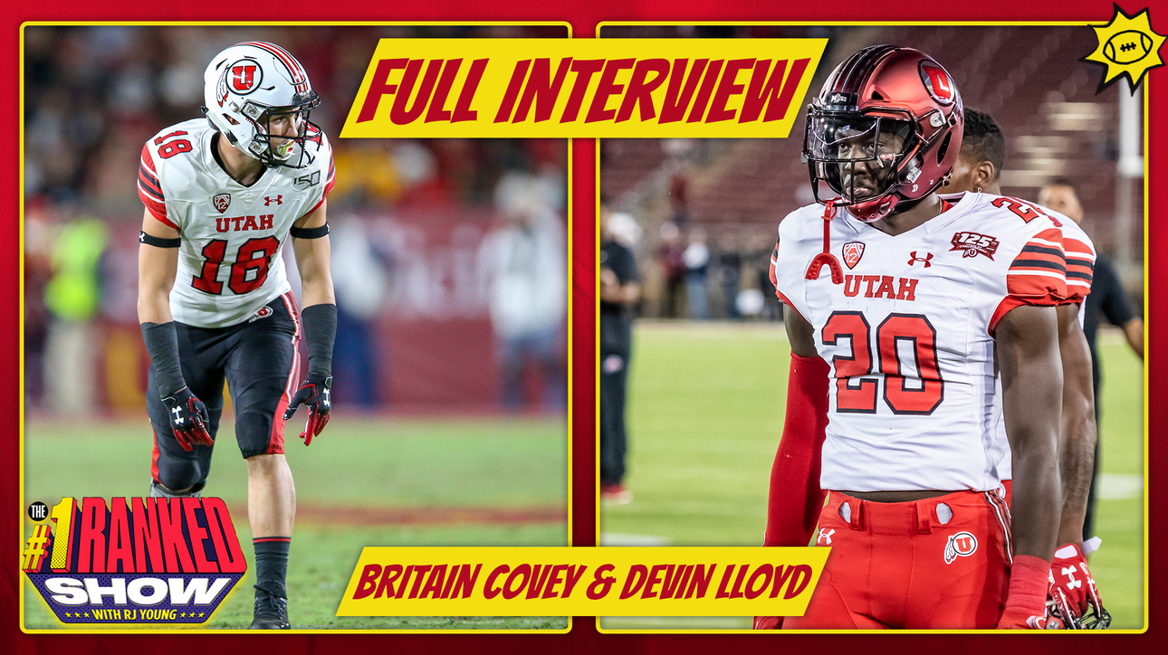 Utah's Britain Covey and Devin Lloyd speak with RJ Young about Utes' success ' Pac 12 Media Days Special