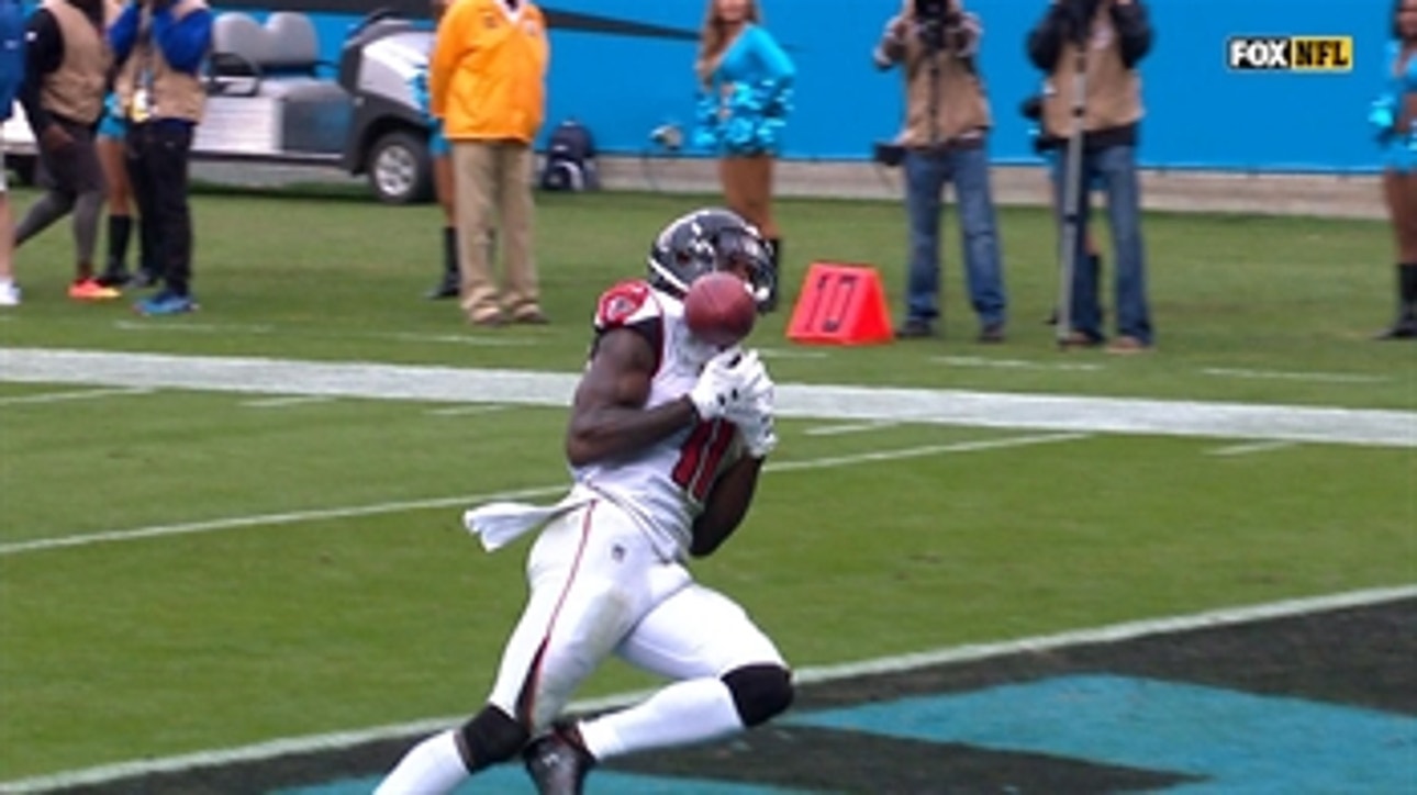 Julio Jones drops a wide open sure touchdown in the fourth quarter against the Carolina Panthers