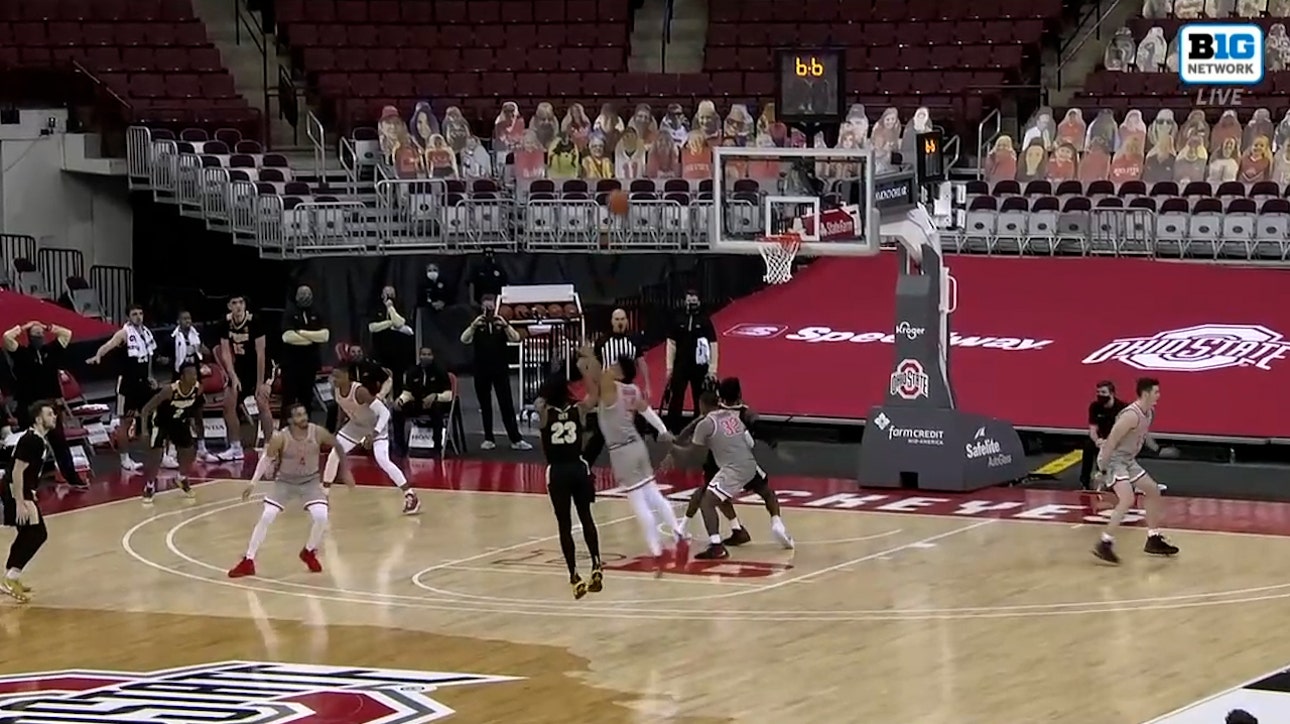 Jaden Ivey hits go-ahead three in dying seconds of Purdue's 67-65 win over No. 15 Ohio State