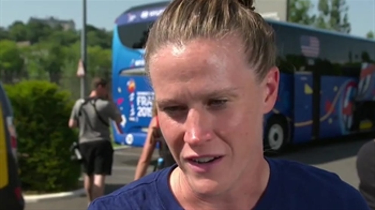 Alyssa Naeher on magnitude of her PK save against England