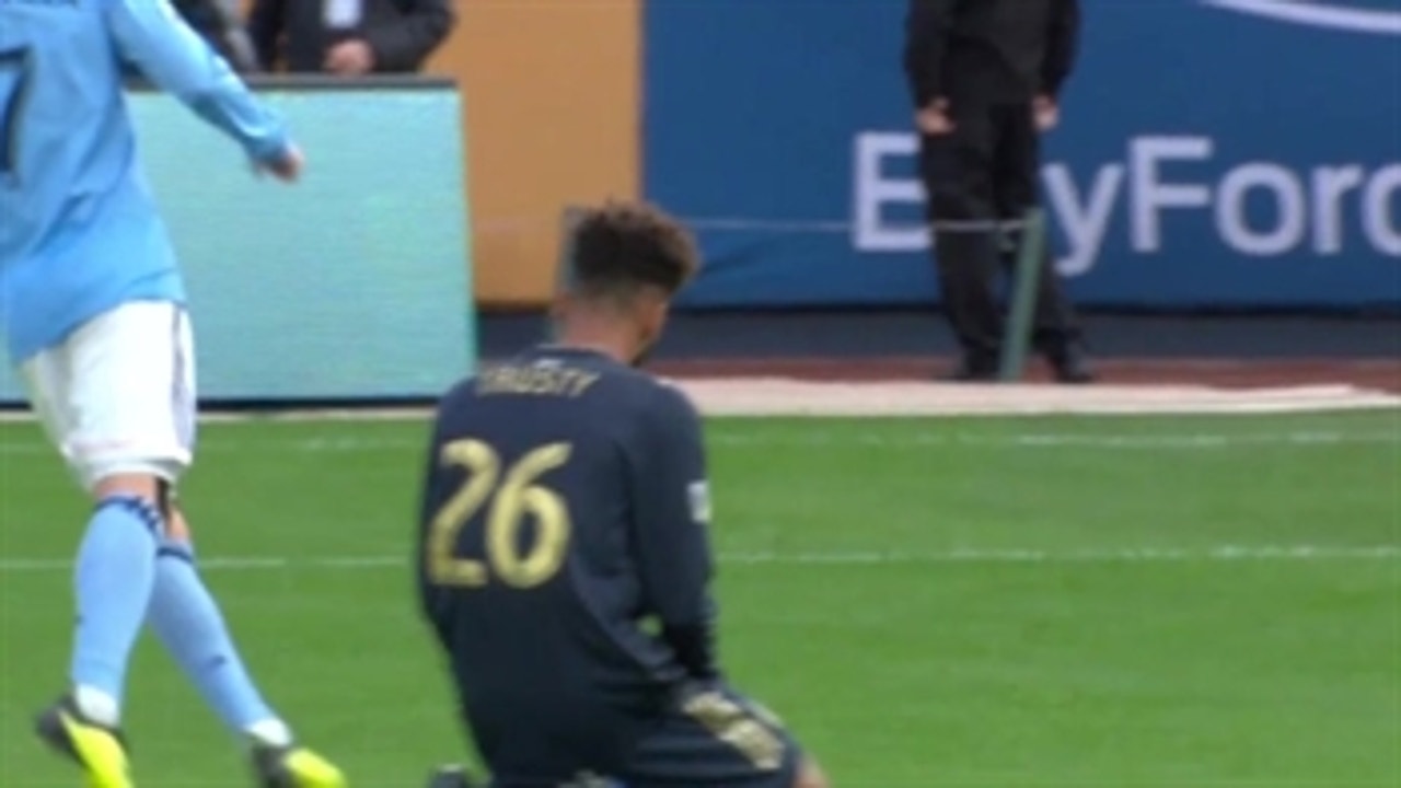 Trusty's  ridiculous own goal puts NYCFC ahead ' 2018 MLS Highlights