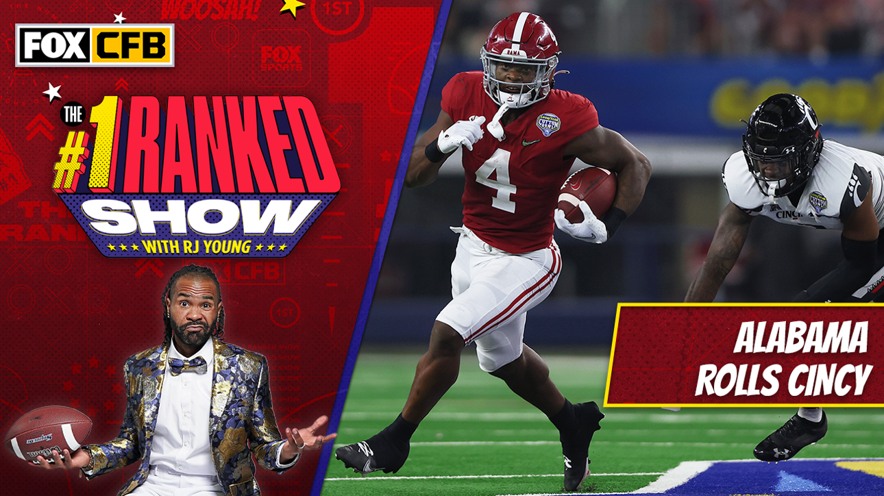 'Brian Robinson is the story of this game' - RJ Young reacts to Alabama's dominant 27-6 victory over Cincinnati ' No. 1 Ranked Show