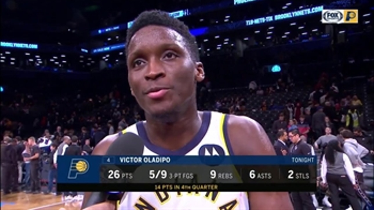Oladipo after a clutch win over Nets: 'I want to be the leader'
