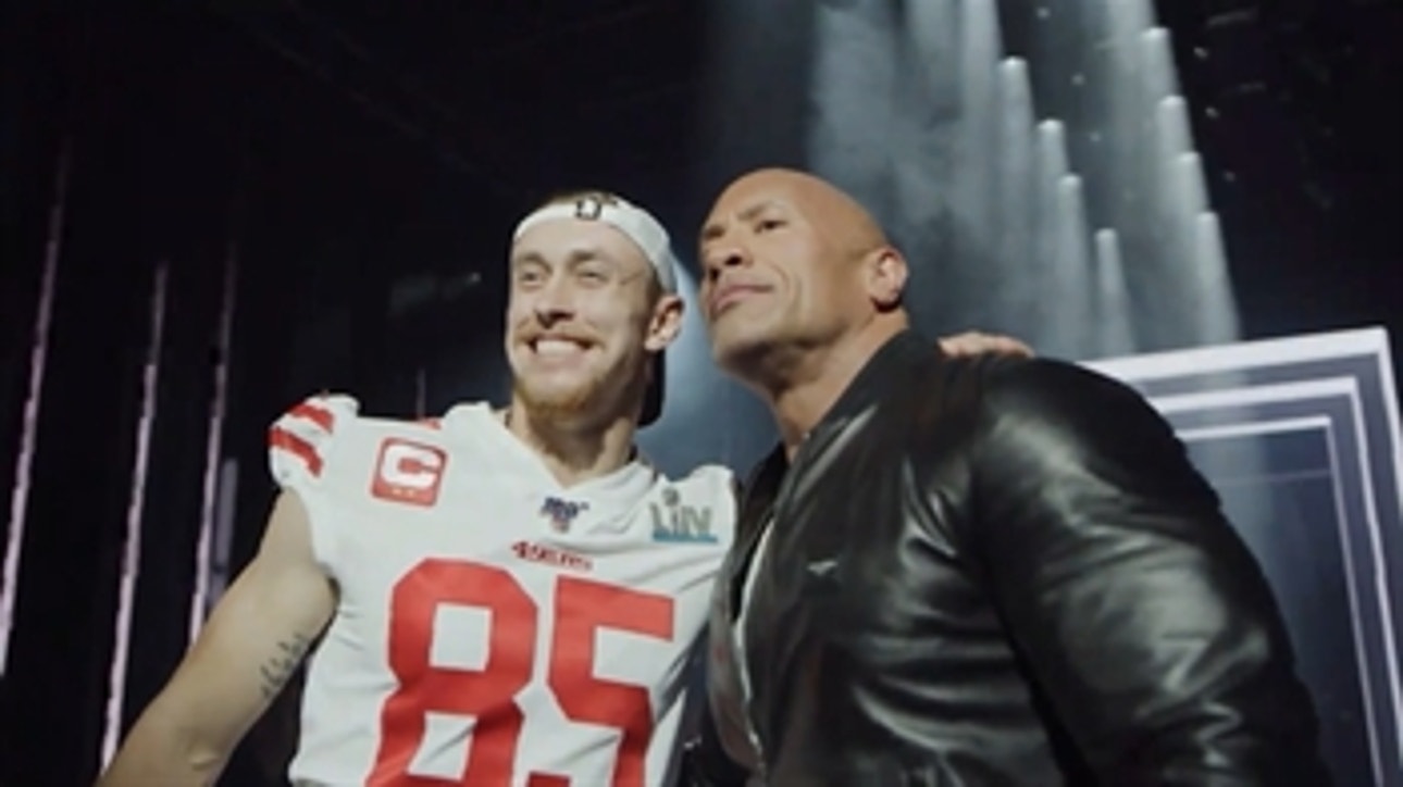 49ers' George Kittle joins WWE Backstage to recap his favorite Wrestlemania 36 moments | WWE on FOX