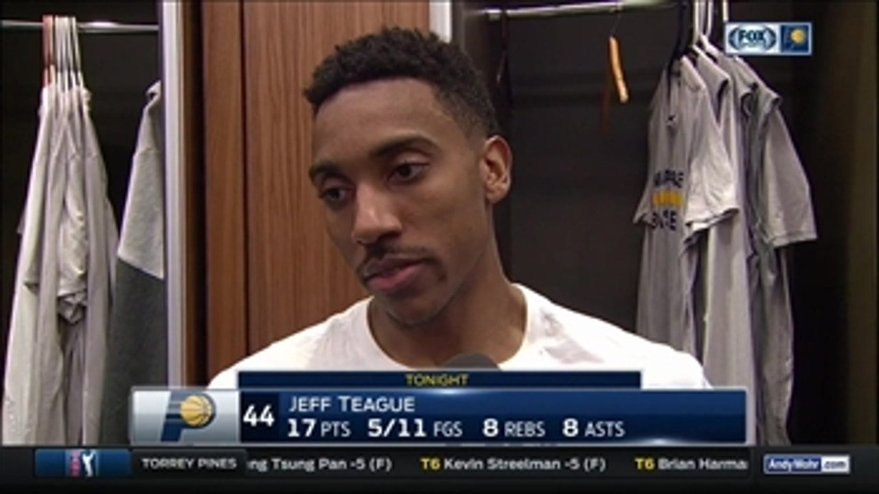 Teague: 'We just tried to do our best to leave it all out there'