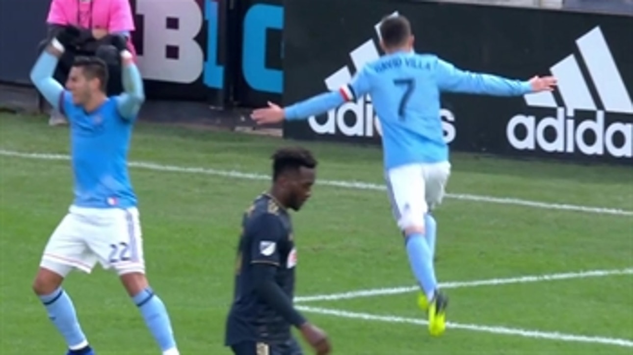 David Villa puts NYCFC back up two vs. Philadelphia Union ' 2018 MLS Highlights