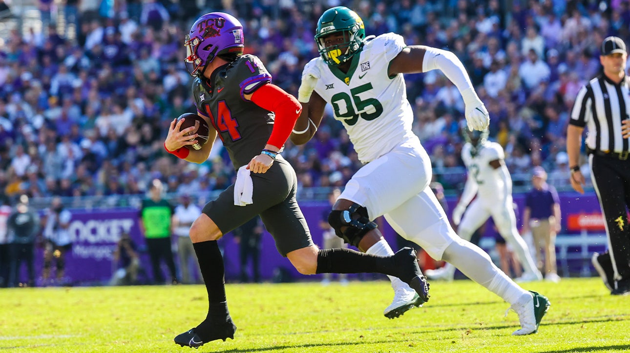 Chandler Morris continues to TORCH Baylor's defense with his arm and legs as TCU extends their lead, 23-14