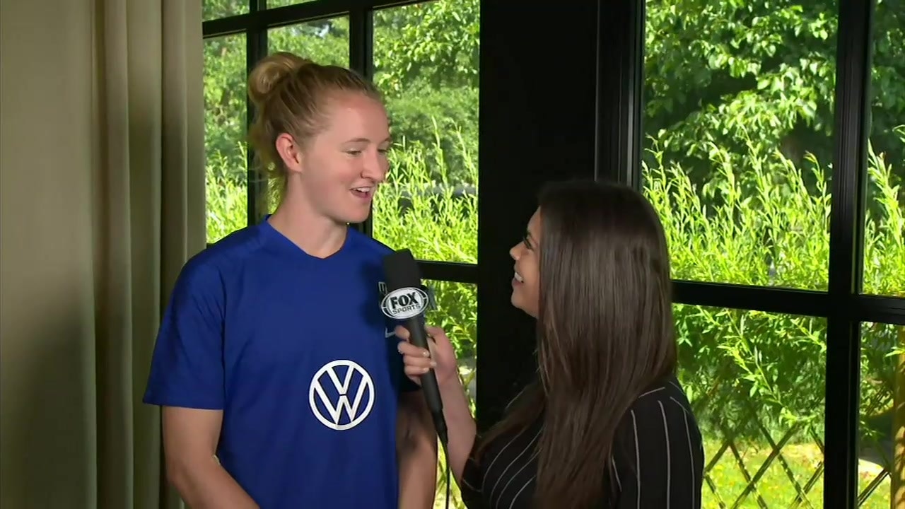Sam Mewis tells Alex Curry what the United States' mindset is heading into France match