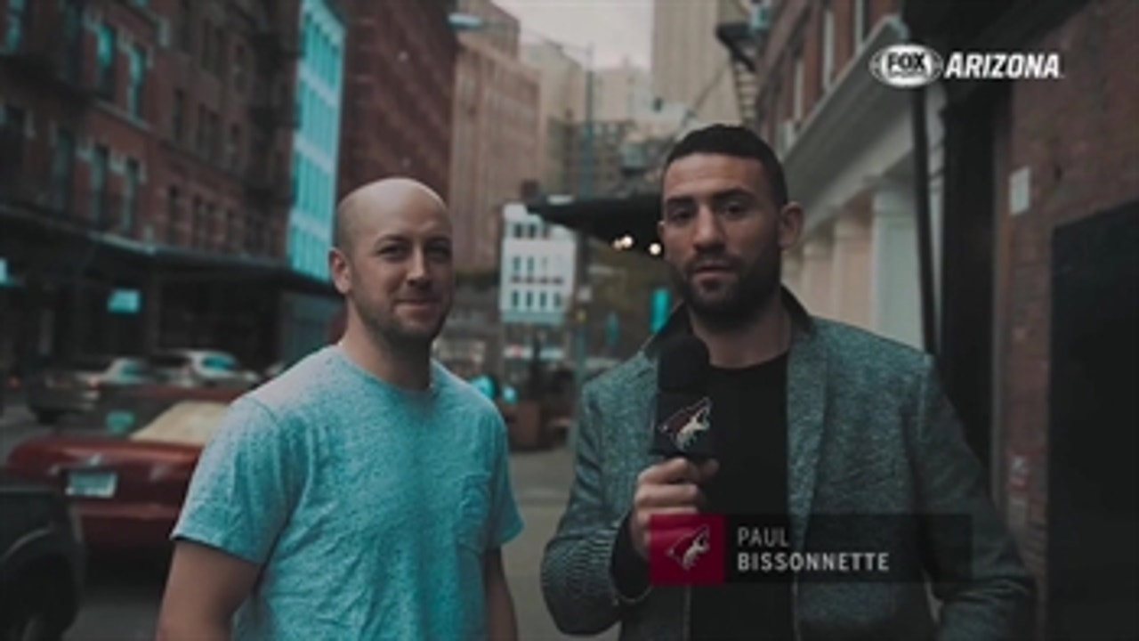 Road trippin' in the Big Apple with Paul Bissonnette and Derek Stepan