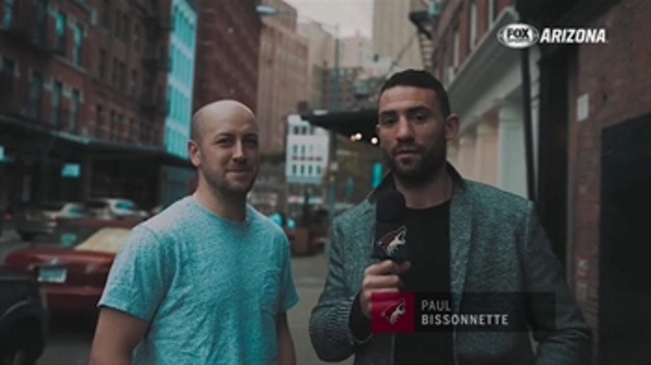 Road trippin' in the Big Apple with Paul Bissonnette and Derek Stepan