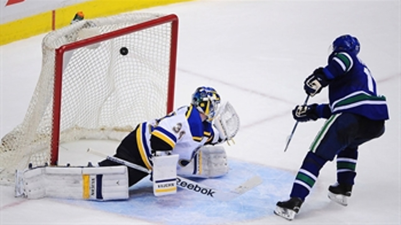 Blues dropped by Canucks in SO