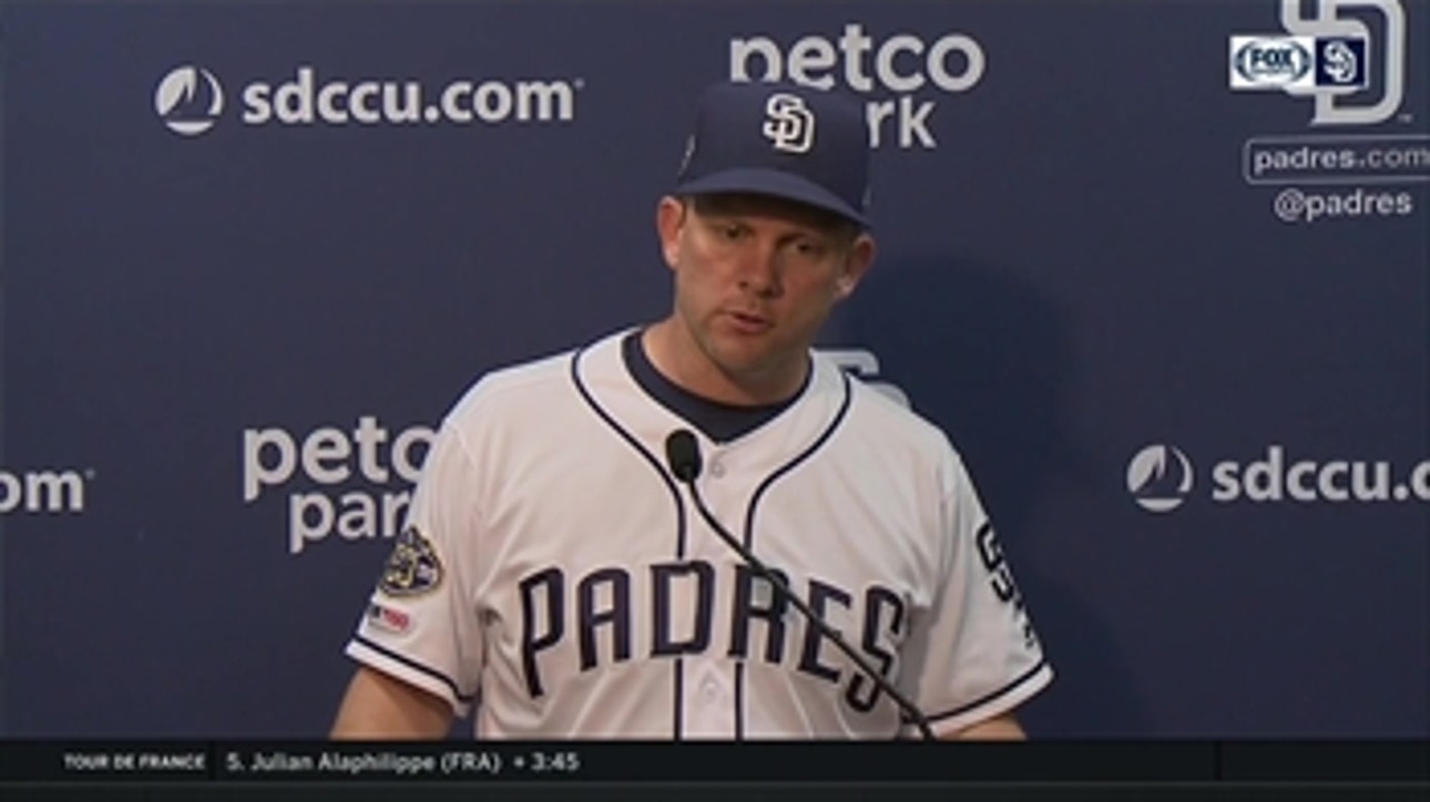 Padres manager Andy Green discusses win over Giants