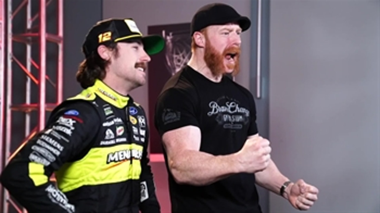 Sheamus teaches NASCAR drivers how to talk trash like Superstars