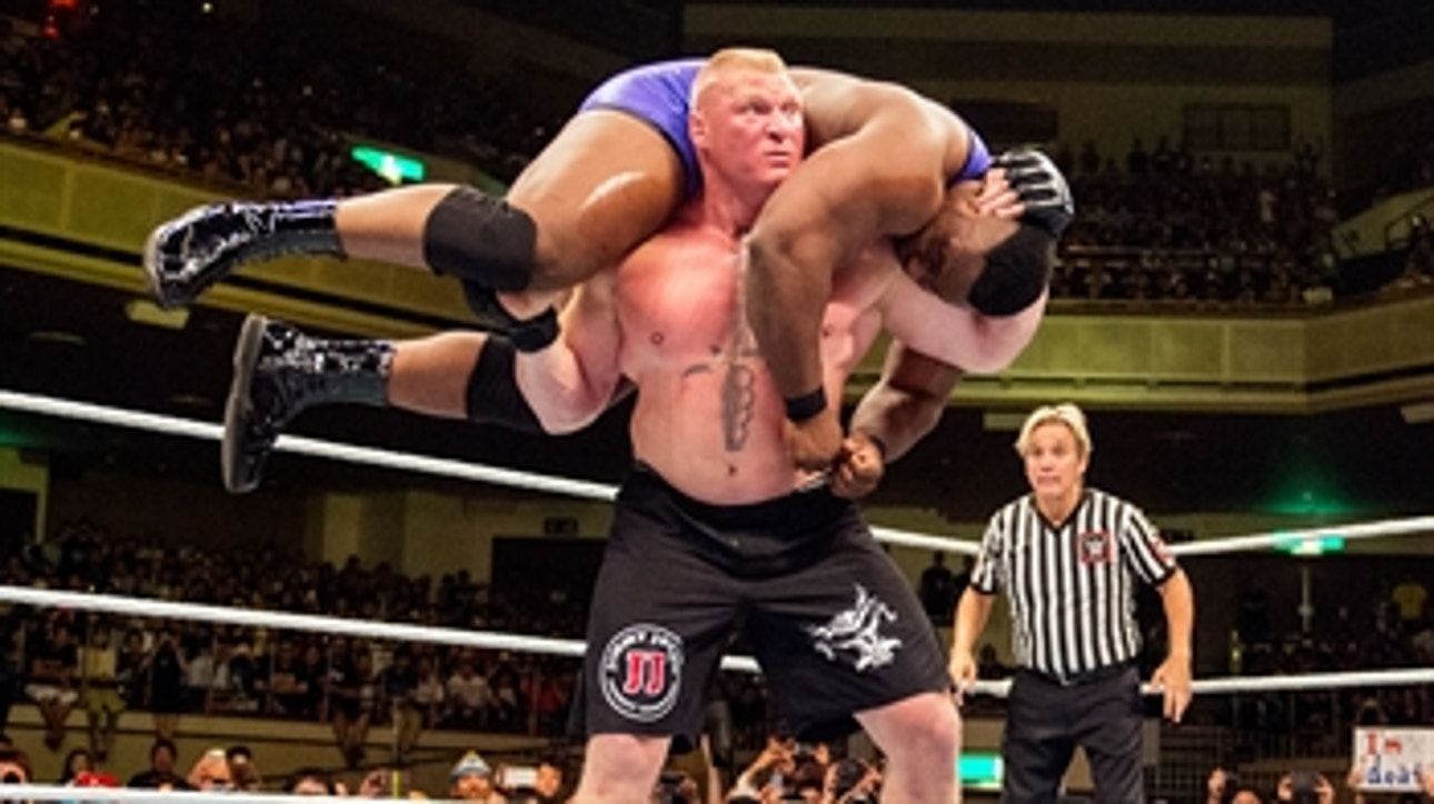Brock Lesnar vs. Kofi Kingston: WWE Beast in the East 2015 (Full Match)