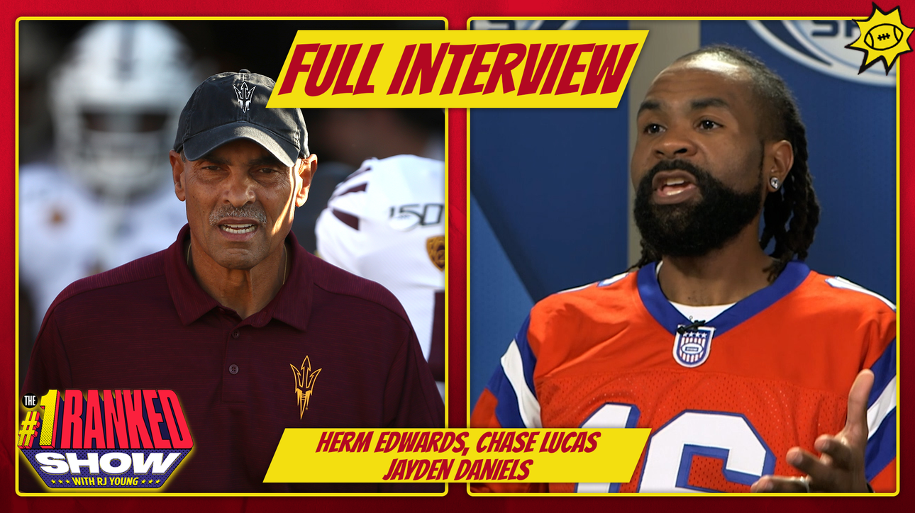 Arizona State's Herm Edwards, Jayden Daniels and Chase Lucas join RJ Young ' Pac 12 Media Days Special