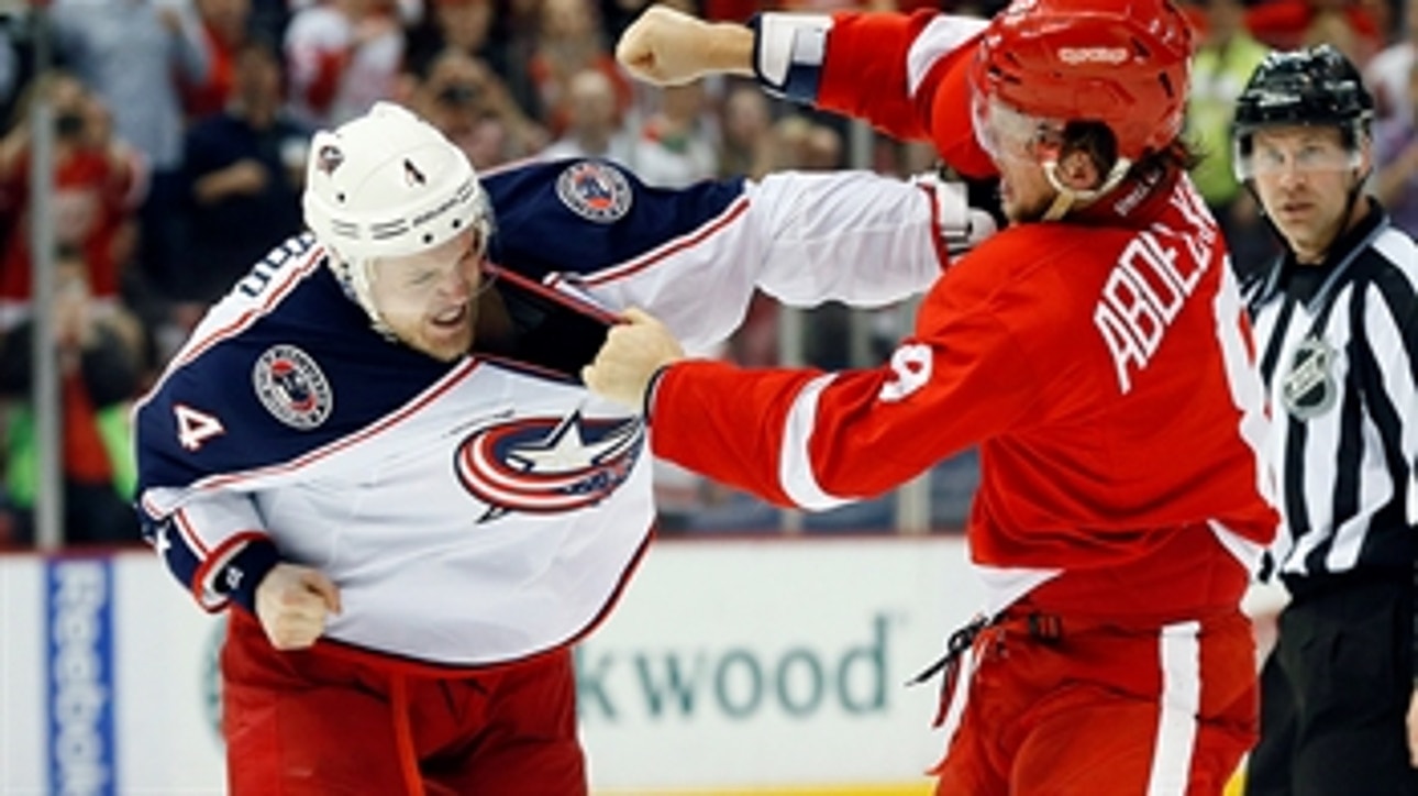 Red Wings fade to Blue Jackets