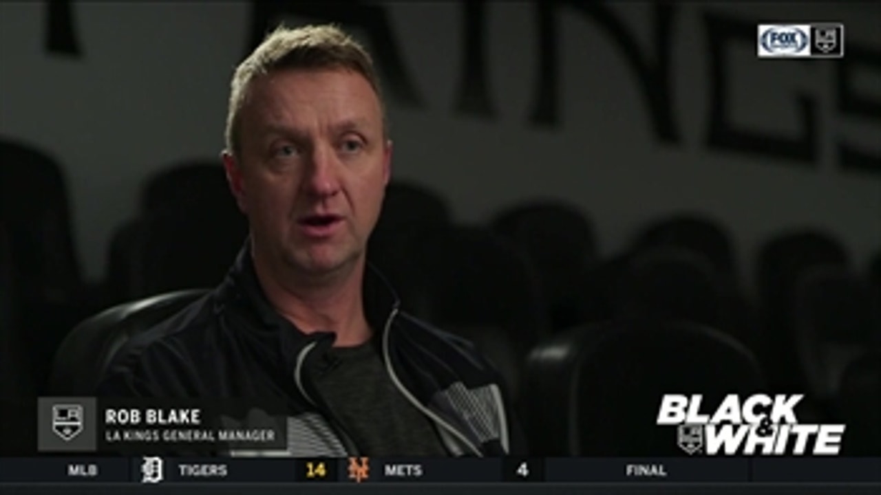 Rob Blake on LA Kings rotating roster: 'It's an ongoing process'