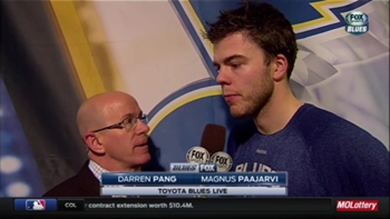 Magnus Paajarvi on Blues' disappointing loss to Flyers