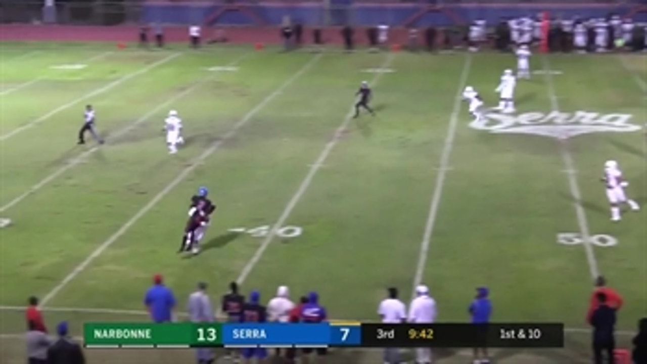 Week 4: Lavon Bunkley makes unreal one handed catch for big Serra gain