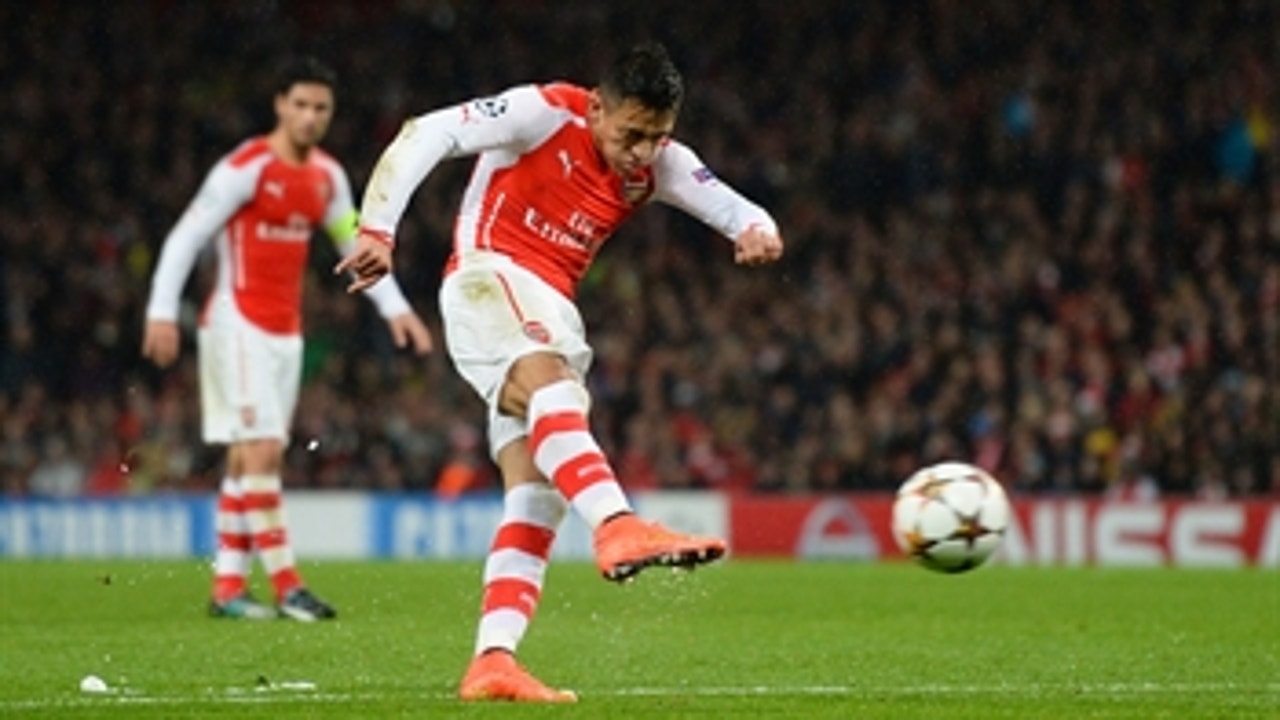 Sanchez blasts in Arsenal's second against Anderlecht