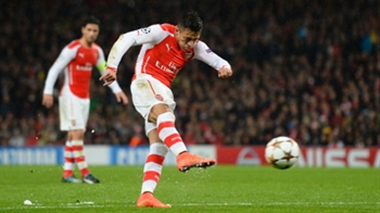 Sanchez blasts in Arsenal's second against Anderlecht