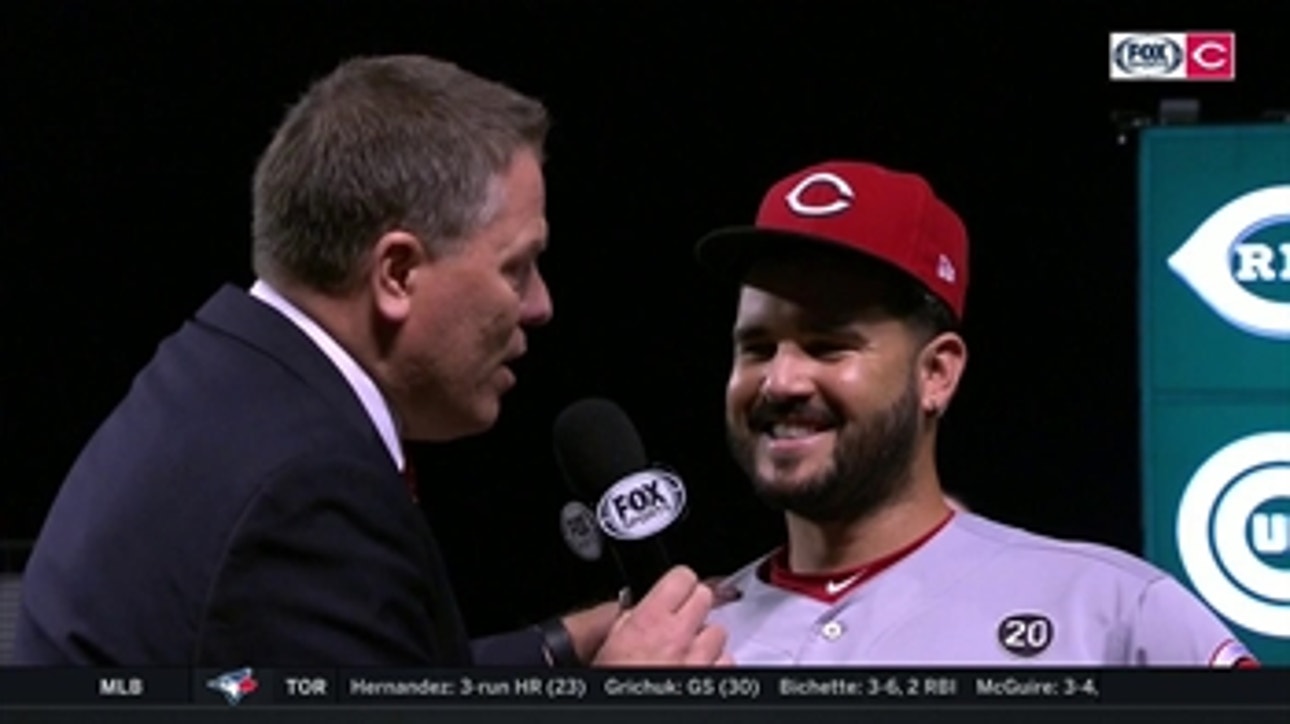 Eugenio Suarez proud and emotional after history-making night