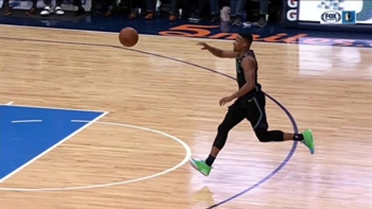MUST WATCH: Dennis Smith Jr. bounces ball to himself in Dunk of the Year candidate