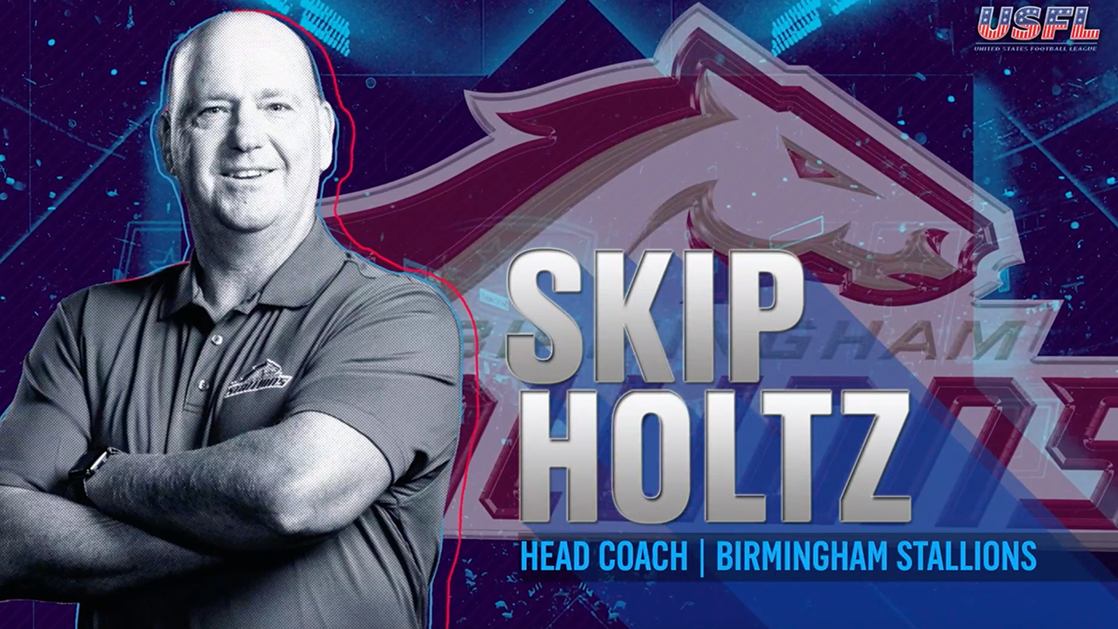 "Speed and space" — Skip Holtz describes how the Stallions will play