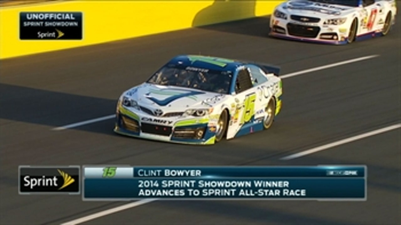 CUP: Clint Bowyer Takes Four Tires, Wins Sprint Showdown - 2014