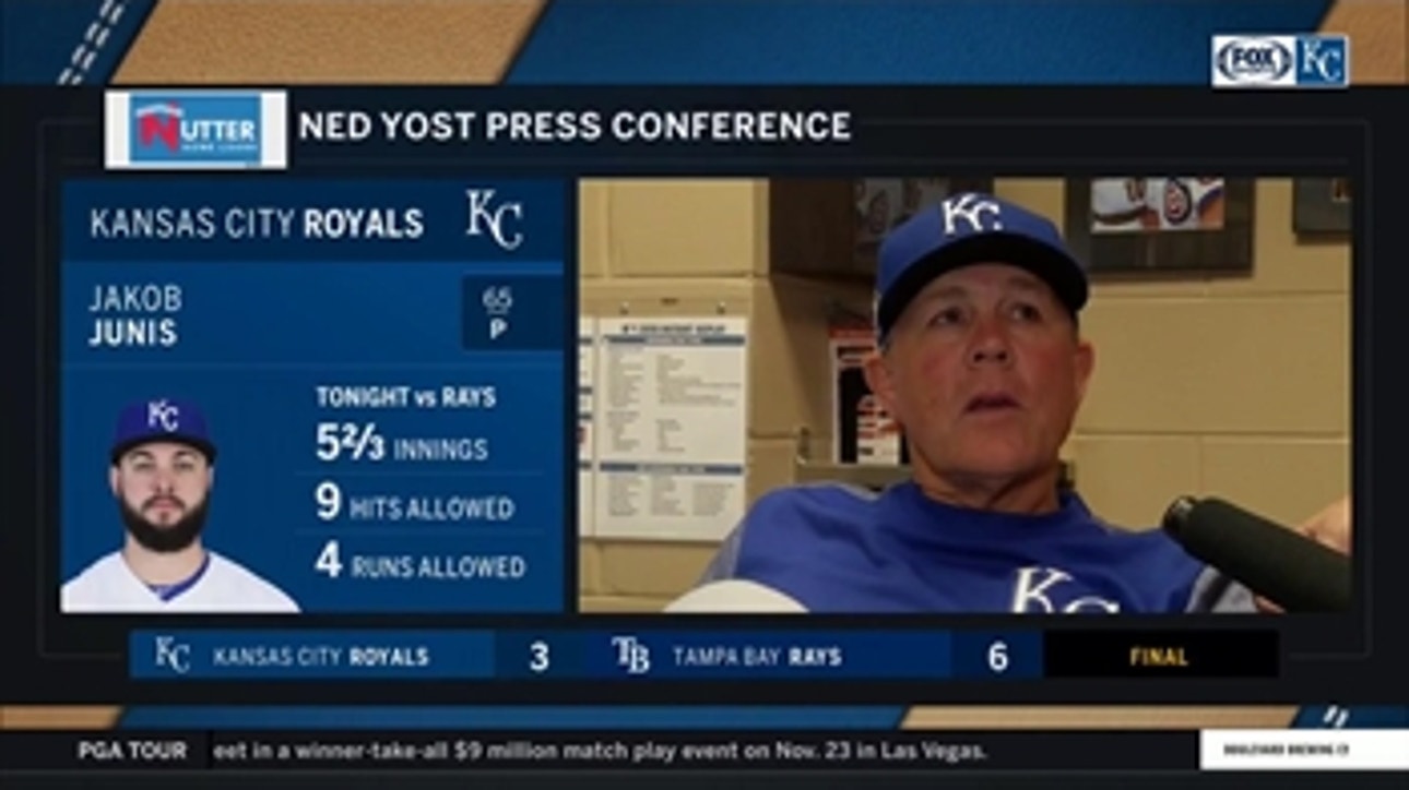 Yost on Junis' outing: ' This is what I expect out of Jake'