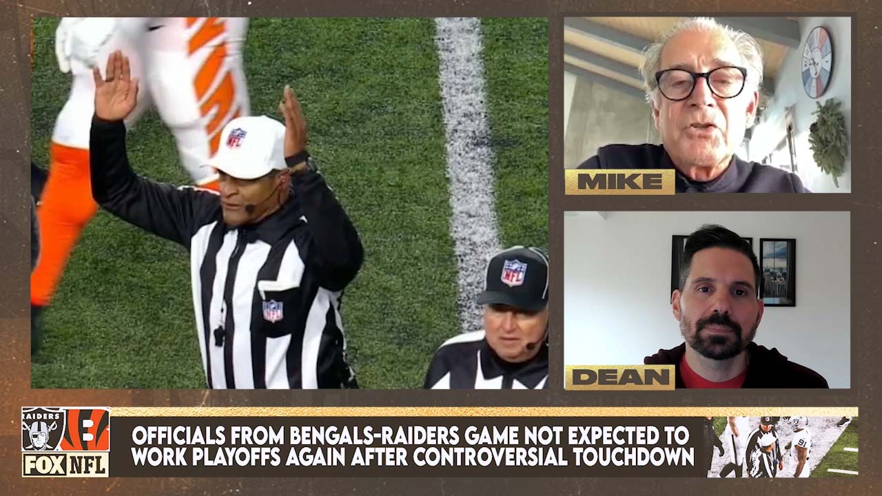 Officials from Bengals-Raiders game expected not to work playoffs again after controversial TD — Mike Pereira & Dean Blandino react I Last Call