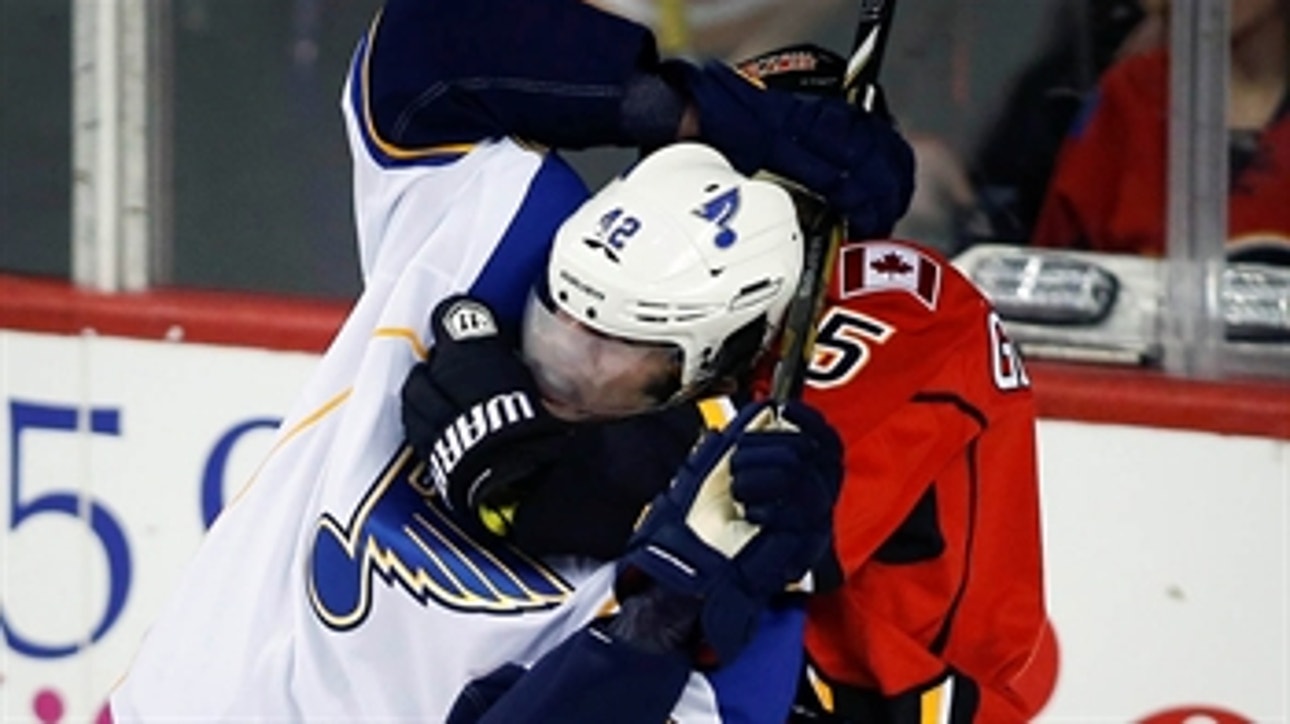 Blues shutout Flames for 7th straight W