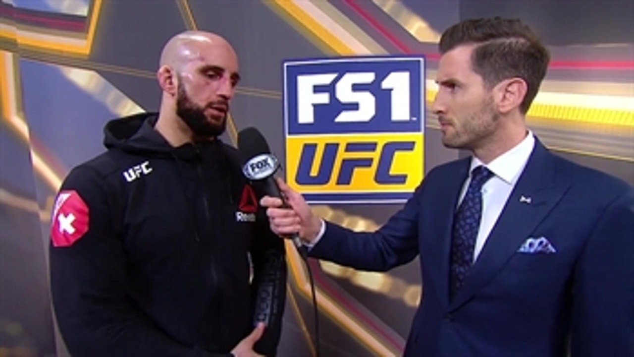 Volkan Oezdemir talks after loss ' INTERVIEW ' POST-FIGHT ' UFC FIGHT NIGHT