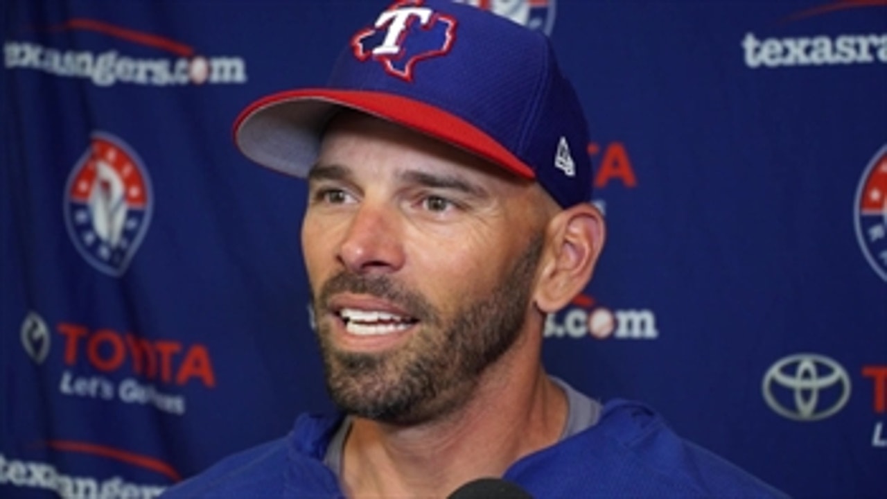 Chris Woodward on Mike Minor: 'He Wants To Be An Exceptional Starter' ' Rangers Spring Training