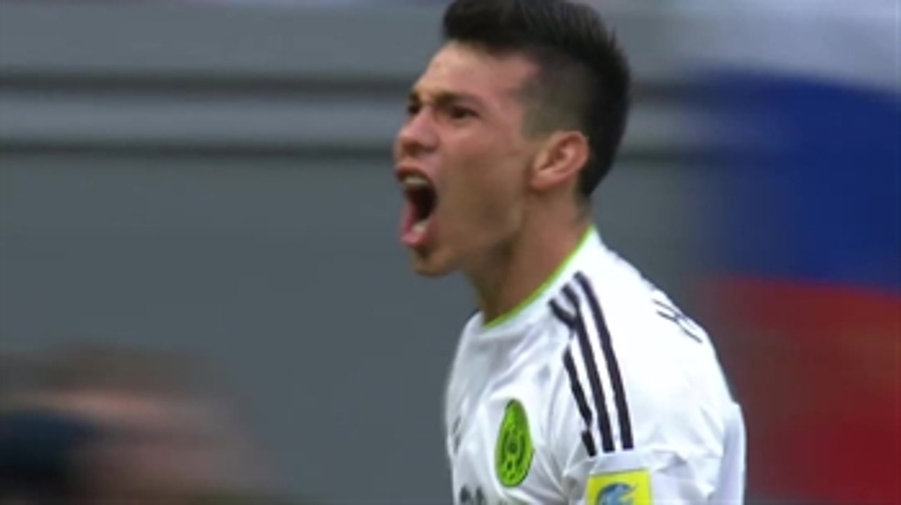 Hirving Lozano gives Mexico 2-1 lead | 2017 FIFA Confederations Cup Highlights
