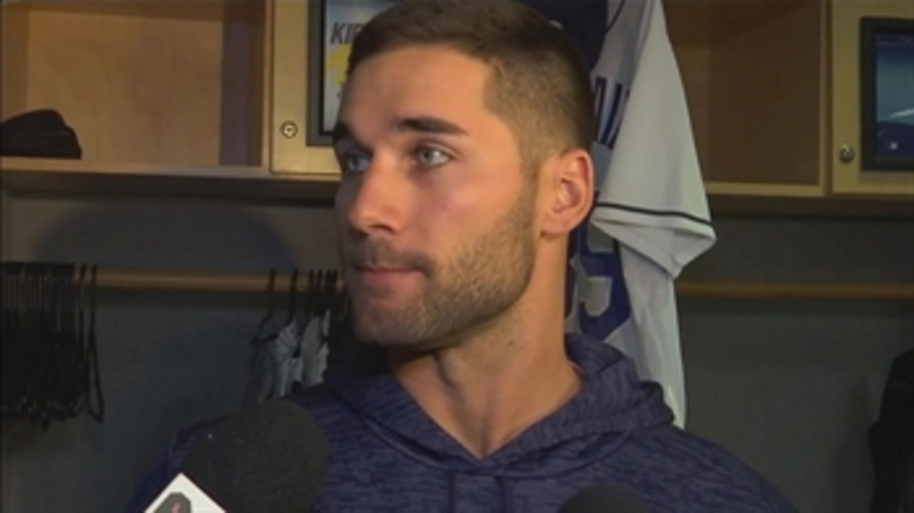 A dejected Kevin Kiermaier explains how he injured his thumb