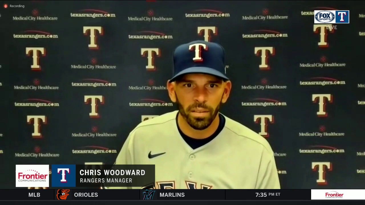 Chris Woodward talks Mike Mike Minor, loss to Athletics