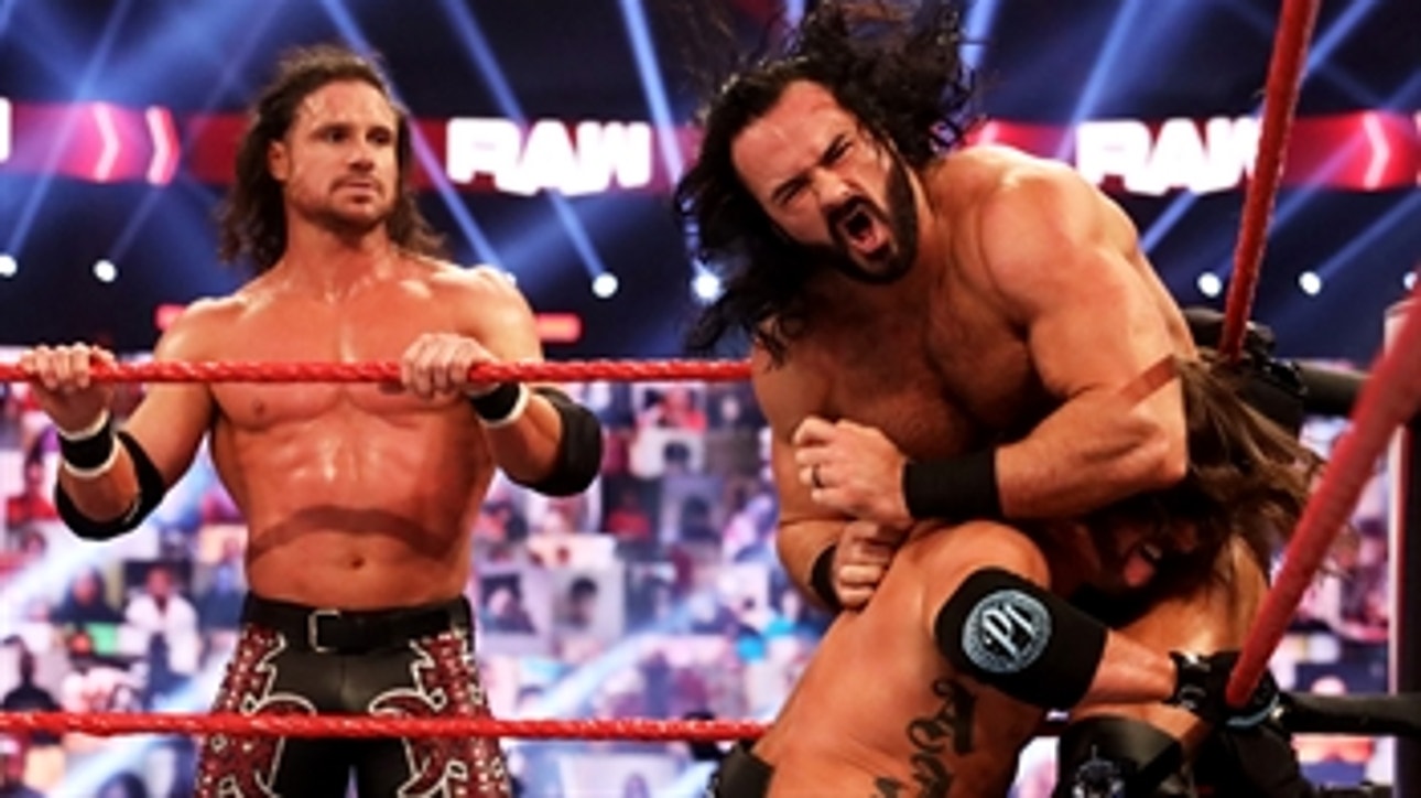 Drew McIntyre & Sheamus vs. AJ Styles, The Miz & John Morrison - 2-on-3 Handicap Match: Raw, Dec. 7, 2020