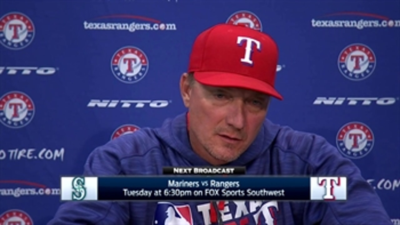 Jeff Banister on Kela, Darvish following 6-3 win over Seattle