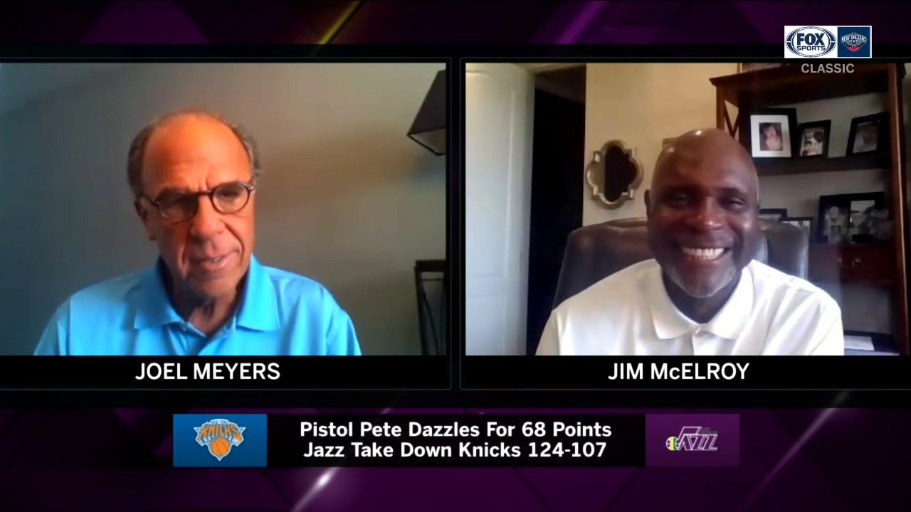 Jim McElroy on Pistol Pete's 68-Point night vs. Knicks ' Pelicans CLASSICS