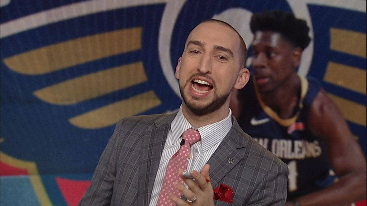 Nick Wright on Pelicans' 2 playoff wins over Lillard's Blazers, Talks LeBron ' FIRST THINGS FIRST