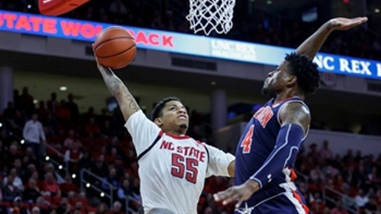 NC State upsets No. 7 Auburn behind Markell Johnson's 27-point performance