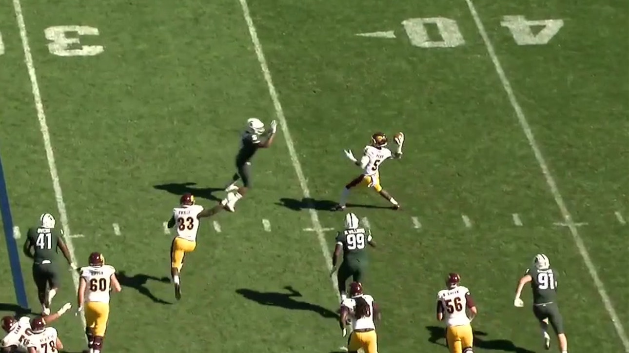 Central Michigan runs a picture-perfect trick play for a TD vs. Michigan State