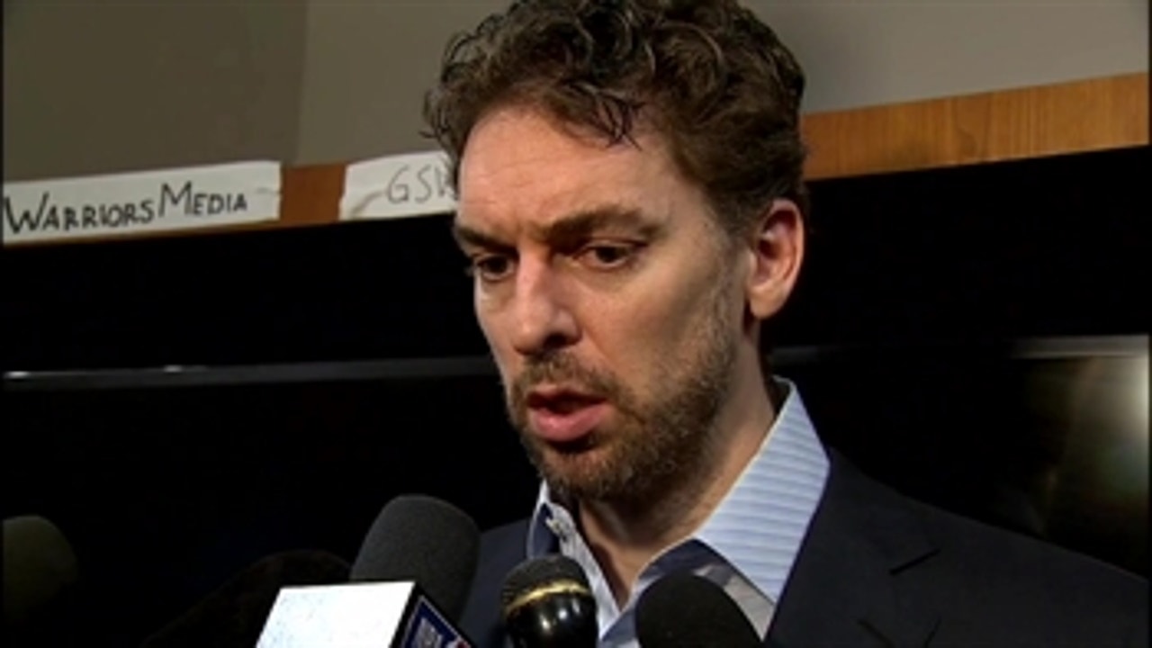 Pau Gasol on Game 2 loss against Golden State ' Spurs at Warriors
