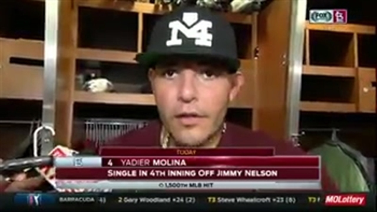 Yadier Molina: 'I feel so blessed to be a Cardinal'